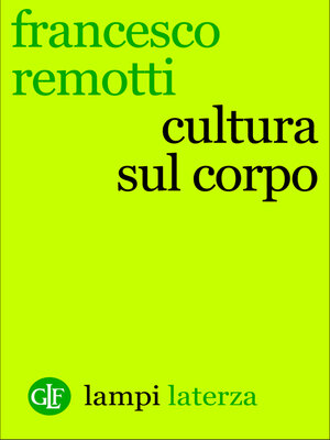 cover image of Cultura sul corpo